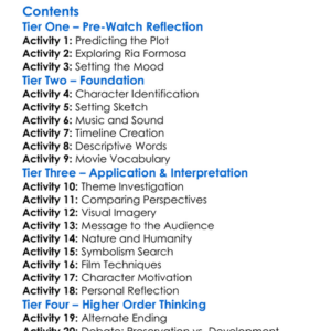 In The Rays Of Light Of Ria Formosa 1999 Worksheet Activity Booklet
