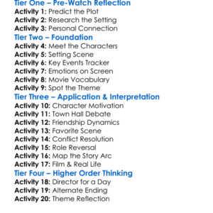 Incident At Crestridge 1981 Worksheet Activity Booklet