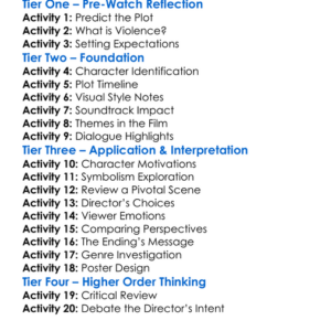 Incredible Violence 2018 Worksheet Activity Booklet