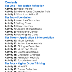 Indiana Jones And The Dial Of Destiny 2023 Worksheet Activity Booklet