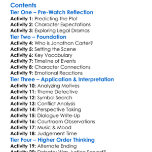 Indictment Who Is Jonathan Carter 2020 Worksheet Activity Booklet