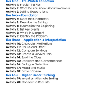 Infection The Invasion Begins 2010 Worksheet Activity Booklet