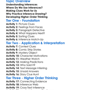 Inference Drawing Worksheet Activity Booklet