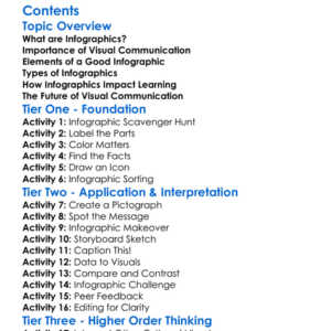 Infographics And Visual Communication Worksheet Activity Booklet