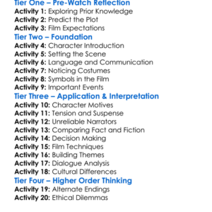 Inglourious Basterds 2009 Worksheet Activity Booklet
