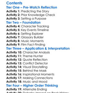 Inside The Tale Of The Fox The Eric Carr Story 2000 Worksheet Activity Booklet