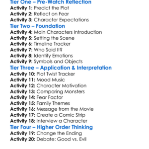 Insidious The Last Key 2018 Worksheet Activity Booklet