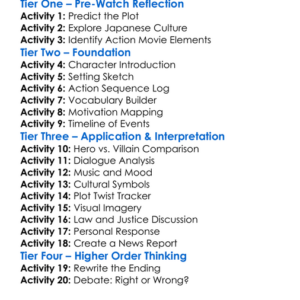 Into The Sun 2005 Worksheet Activity Booklet