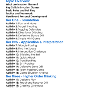 Invasion Games Worksheet Activity Booklet
