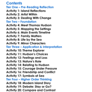 Islands In The Stream Ernest Hemingway Worksheet Activity Booklet