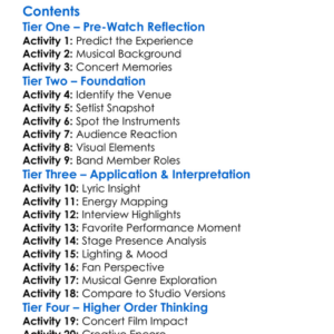 Jack White Kneeling At The Anthem Dc 2018 Worksheet Activity Booklet