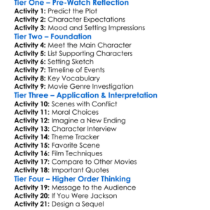 Jackson Bolt 2018 Worksheet Activity Booklet