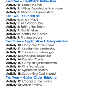 Jarhead Law Of Return 2019 Worksheet Activity Booklet