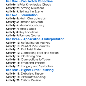 Jfk 1991 Worksheet Activity Booklet