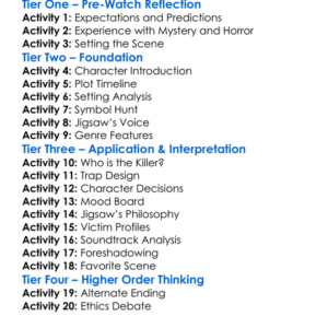 Jigsaw 2017 Worksheet Activity Booklet