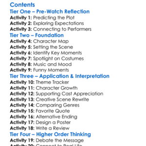 Jinkx Monsoon Red Head Redemption 2023 Worksheet Activity Booklet