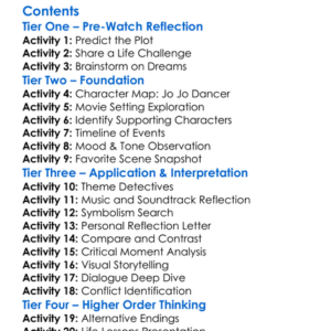 Jo Jo Dancer Your Life Is Calling 1986 Worksheet Activity Booklet