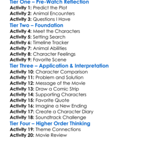 Joey And Ella 2021 Worksheet Activity Booklet