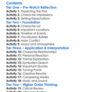 John Kennedy Toole The Omega Point 2009 Worksheet Activity Booklet