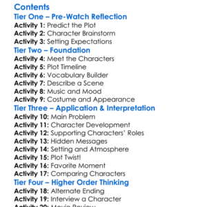 Johnny Ghoulash Escapes From Creightonville 2014 Worksheet Activity Booklet