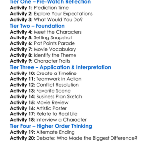 Joint Venture 2024 Worksheet Activity Booklet