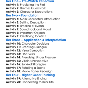 Judgment Night 1993 Worksheet Activity Booklet
