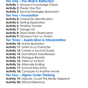Jurassic Triangle 2024 Worksheet Activity Booklet