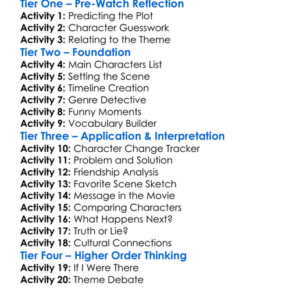 Just Go With It 2011 Worksheet Activity Booklet