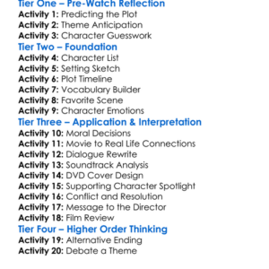 Justine In The Heat Of Passion 1996 Worksheet Activity Booklet
