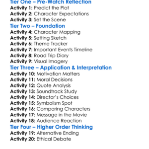 Kalifornia 1993 Worksheet Activity Booklet