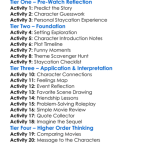 Kelas Bintang Worksheet Activity Booklet