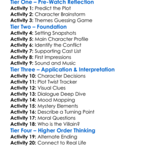 Killer By Nature 2010 Worksheet Activity Booklet
