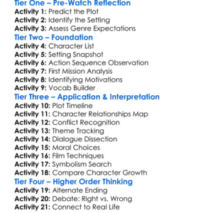 Killer Elite 2011 Worksheet Activity Booklet