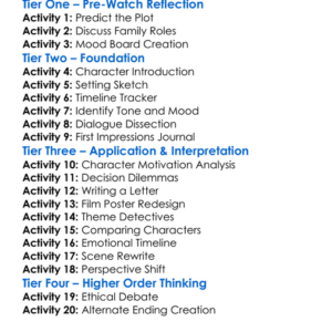 Killer Single Dad 2018 Worksheet Activity Booklet