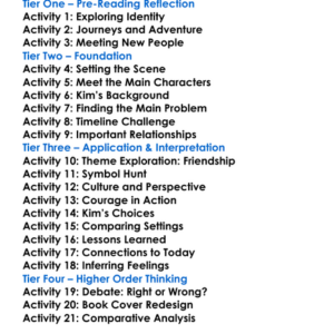 Kim Rudyard Kipling Worksheet Activity Booklet