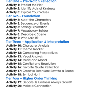 Kinds Of Kindness 2024 Worksheet Activity Booklet