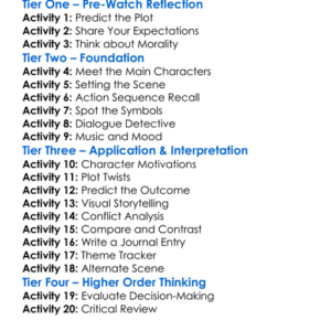 King Of Killers 2023 Worksheet Activity Booklet