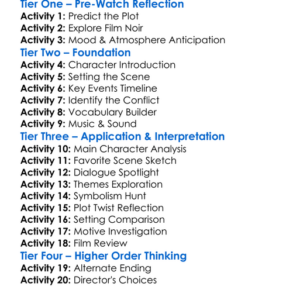 Kiss Me A Killer 1991 Worksheet Activity Booklet