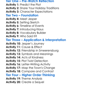 Klaus 2019 Worksheet Activity Booklet