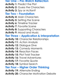 Knight And Day 2010 Worksheet Activity Booklet
