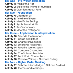 Knowing 2009 Worksheet Activity Booklet