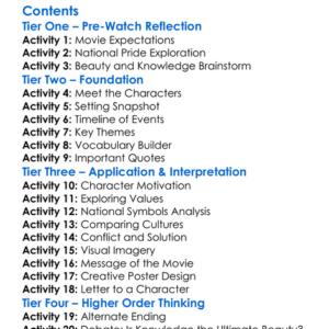 Knowledge Of Beauty My National Pride 1985 Worksheet Activity Booklet