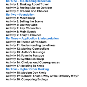 Knulp Hermann Hesse Worksheet Activity Booklet