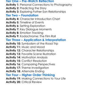 Kodachrome 2017 Worksheet Activity Booklet