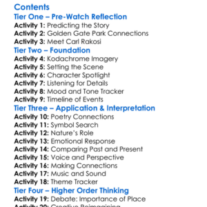 Kodachrome Carl Rakosi In Golden Gate Park 2013 Worksheet Activity Booklet