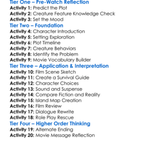 Komodo 1999 Worksheet Activity Booklet