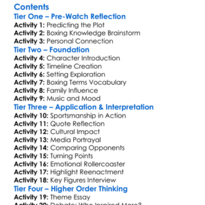 La Guerra Civil Chavez Vs De La Hoya 2022 Worksheet Activity Booklet