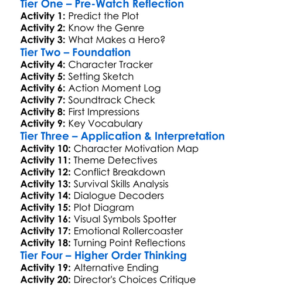 Land Of Bad 2024 Worksheet Activity Booklet