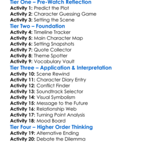 Lapse 2025 Worksheet Activity Booklet