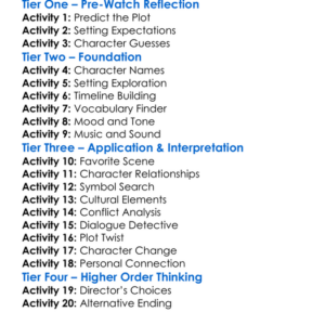 Las Tres Tumbas 1980 Worksheet Activity Booklet